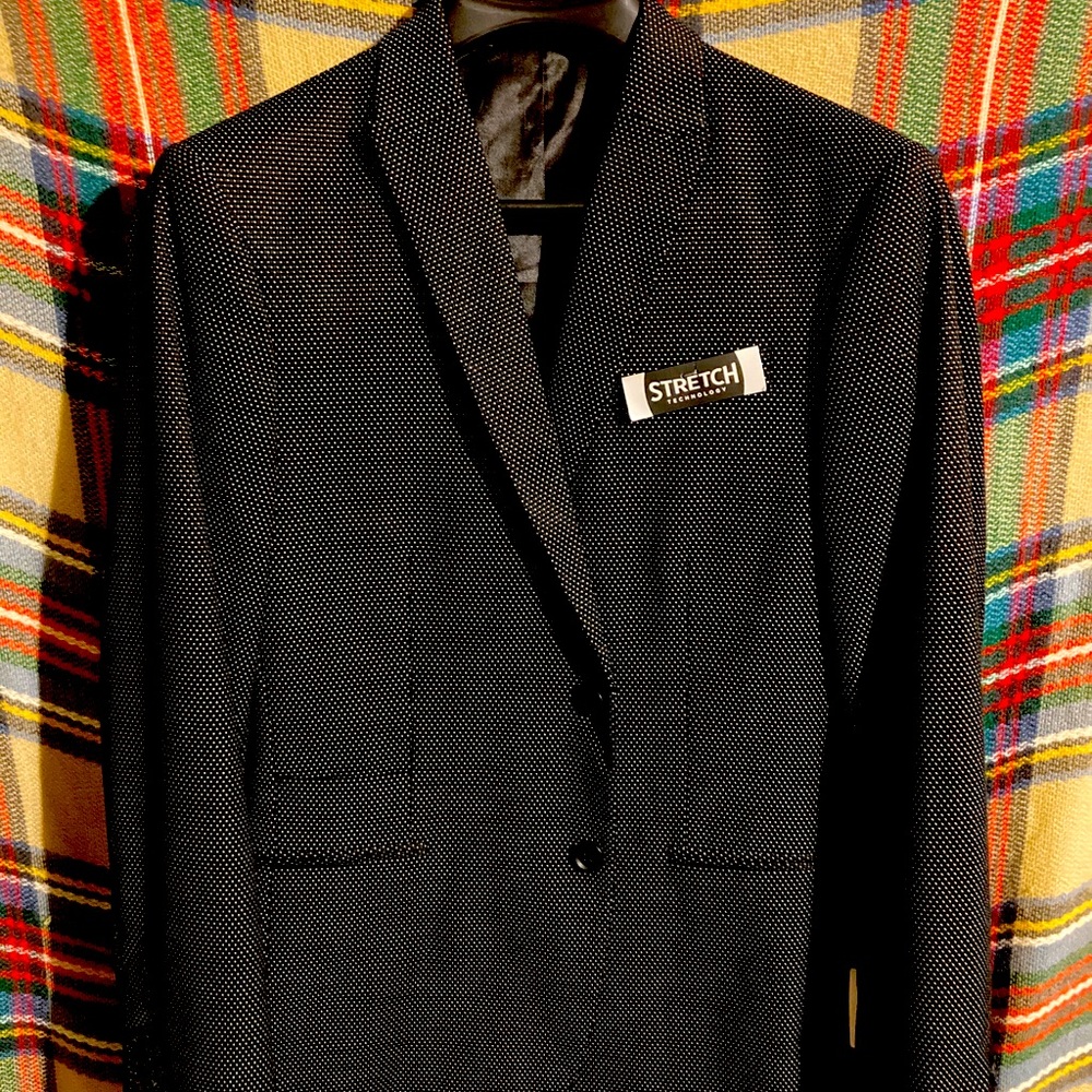 Men's "Black Diamond Dot" Formal Jacket-J. Ferrar